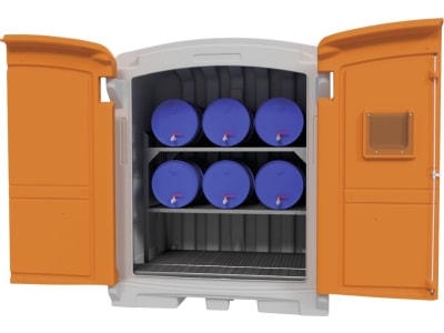 Cemo Gefahrstoffdepot "220/2", für zwei 200 Liter Fässer, 11550 Cemo Gefahrstoffdepot "220/2", für zwei 200 Liter Fässer, 11550