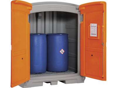 Cemo Gefahrstoffdepot "220/2", für zwei 200 Liter Fässer, 11550 Cemo Gefahrstoffdepot "220/2", für zwei 200 Liter Fässer, 11550