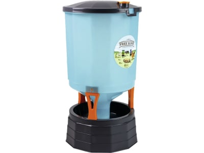 COPELE Geflügeltränke "Silo Freiland" 35 l mit Standfuß, Kunststoff (UV-beständig) blau, 34815