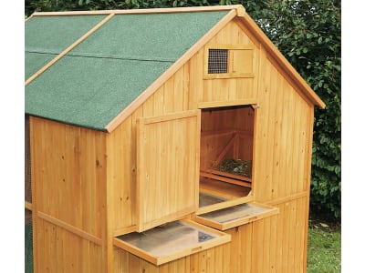 horizont Hühnerstall "Norway" 1,90 x 2,45 x 1,90 m für 10 – 12 Hühner, 38595424