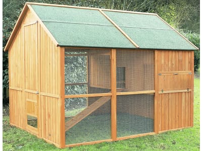 horizont Hühnerstall "Norway" 1,90 x 2,45 x 1,90 m für 10 – 12 Hühner, 38595424