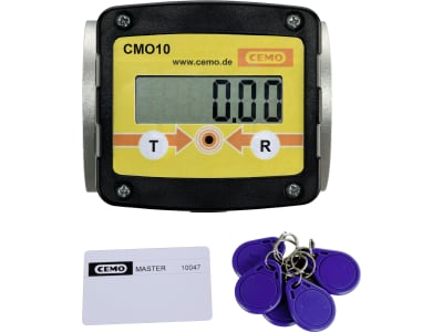 Cemo Durchflusszähler "CM0 10" digital, mit Zuganskontrolle und Tankdatenverwaltung CM0 10, für Diesel, für Tankanlage Cube 1.000, 1.500, 2.500, 5.000 l, 10745 Cemo Durchflusszähler "CM0 10" digital, mit Zuganskontrolle und Tankdatenverwaltung CM0 10, für Diesel, für Tankanlage Cube 1.000, 1.500, 2.500, 5.000 l, 10745