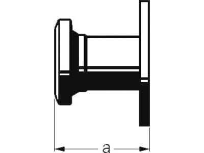 BAUER Flanschstutzen "S73" mit Becher, Stahl, verzinkt BAUER Flanschstutzen "S73" mit Becher, Stahl, verzinkt