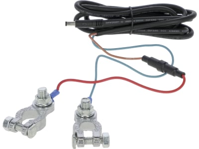 KERBL Anschlusskabel 2 m, für die Verbindung von Solarmodulen mit 12 V-Batterie, 70618