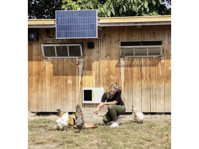 KERBL Solarmodul 100 W 1.000 x 664 x 35 mm, für das Laden einer 12 V-Batterie, 70601 KERBL Solarmodul 100 W 1.000 x 664 x 35 mm, für das Laden einer 12 V-Batterie, 70601