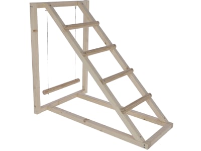 KERBL Kletterturm für Hühner 85 x 55 x 76 cm, 73164