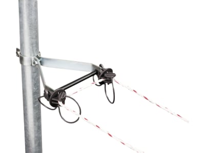 Patura Torset mit Abstandsisolatoren für verstellbare Weidezauntore als Untergrabe- und Übersprungsschutz zwischen den Rohren, 166303 Patura Torset mit Abstandsisolatoren für verstellbare Weidezauntore als Untergrabe- und Übersprungsschutz zwischen den Rohren, 166303