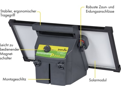 Patura Weidezaungerät "P 340 Solar" 12 V, 140810 Patura Weidezaungerät "P 340 Solar" 12 V, 140810