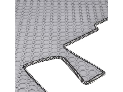Fußmatte Gummi hellgrau, für Eurocomach Bagger 4,0 to., ab Bj. 06