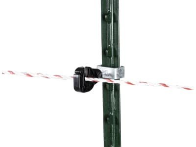 Patura Seil- und Breitbandisolator für T-Pfosten, Seile und Breitbänder bis 20 mm, 4 St., 172950 Patura Seil- und Breitbandisolator für T-Pfosten, Seile und Breitbänder bis 20 mm, 4 St., 172950