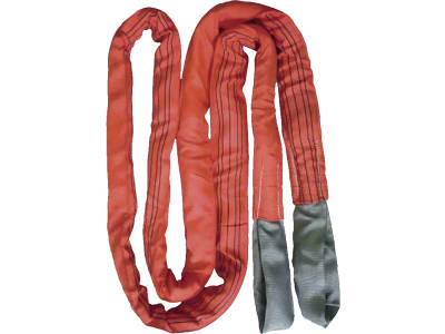 Abschleppschlinge 35 t, rot, mit verstärkten Schlaufen Abschleppschlinge 35 t, rot, mit verstärkten Schlaufen