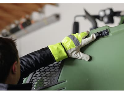 Keron Winterhandschuh "Neon" Ziegenleder, chromfrei gegerbt; Baumwollfleece; Polyester Keron Winterhandschuh "Neon" Ziegenleder, chromfrei gegerbt; Baumwollfleece; Polyester