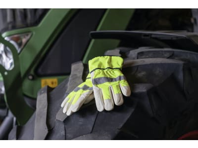 Keron Winterhandschuh "Neon" Ziegenleder, chromfrei gegerbt; Baumwollfleece; Polyester Keron Winterhandschuh "Neon" Ziegenleder, chromfrei gegerbt; Baumwollfleece; Polyester