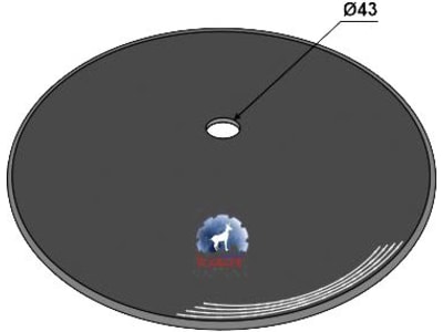 NIAUX 200 Eggenscheibe 610 x 6 mm, gewölbt, glatt, für Väderstad, 31-1124KI-0541 NIAUX 200 Eggenscheibe 610 x 6 mm, gewölbt, glatt, für Väderstad, 31-1124KI-0541