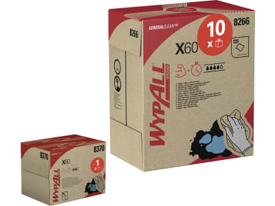 Putztuch "WypAll® X60 General Clean™" 1-lagig Spenderbox Putztuch "WypAll® X60 General Clean™" 1-lagig Spenderbox
