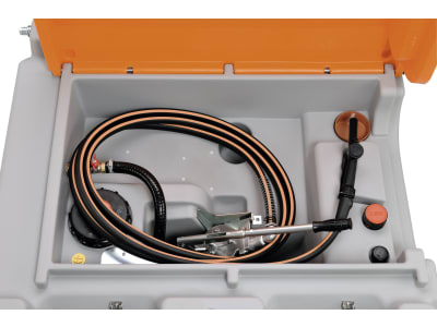 Cemo Tankanlage "DT-Mobil Easy" 980 l, für Diesel, mobil, Handpumpe, mit Zapfventil, Deckel, 11025