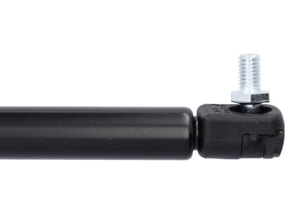 Gasdruckfeder mit Winkelgelenk/Winkelgelenk, , 250 – 385 mm, 400 N, ohne Kugelzapfen, Kunststoffgehäuse