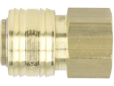 Druckluftmuffe G 1/2"-14 IG, Euro NW 7,2, Messing