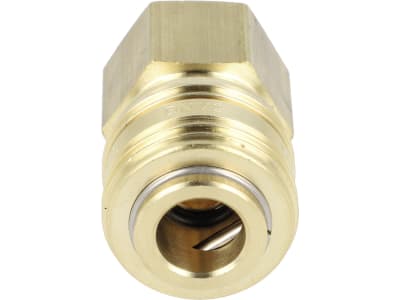 Druckluftmuffe G 1/2"-14 IG, Euro NW 7,2, Messing