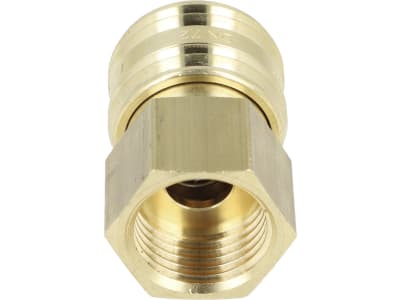 Druckluftmuffe G 1/2"-14 IG, Euro NW 7,2, Messing