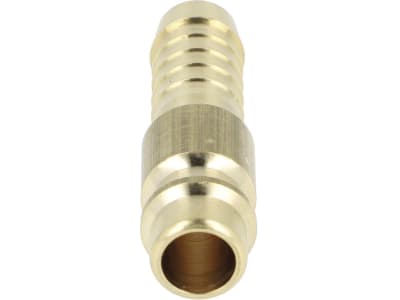 Druckluftstecker Ø 9 mm, NW 7,2 mm, Messing, mit Schlauchtülle