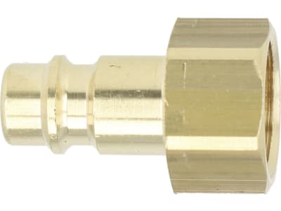 Druckluftstecker R 3/8" IG, NW 7,2 mm, Messing