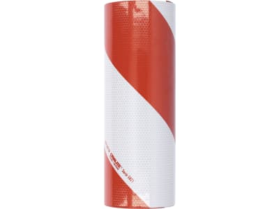 Warnmarkierung "Typ 2" 45,7 m x 282 mm, rechts, für Anbaugeräte in der Land- und Forstwirtschaft, Kommunalfahrzeuge Warnmarkierung "Typ 2" 45,7 m x 282 mm, rechts, für Anbaugeräte in der Land- und Forstwirtschaft, Kommunalfahrzeuge