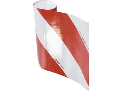 Warnmarkierung "Typ 2" 45,7 m x 282 mm, rechts, für Anbaugeräte in der Land- und Forstwirtschaft, Kommunalfahrzeuge Warnmarkierung "Typ 2" 45,7 m x 282 mm, rechts, für Anbaugeräte in der Land- und Forstwirtschaft, Kommunalfahrzeuge