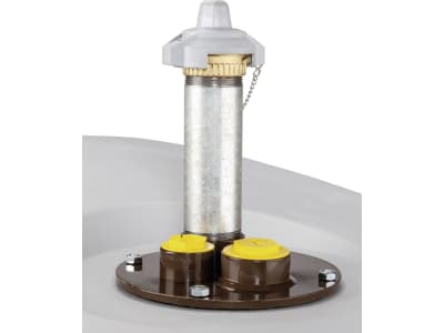 Cemo Domdeckel mit Saugrohr, Stahl, für Lagertank Cube Profitank 2.000 l für Altöl, 7332 Cemo Domdeckel mit Saugrohr, Stahl, für Lagertank Cube Profitank 2.000 l für Altöl, 7332