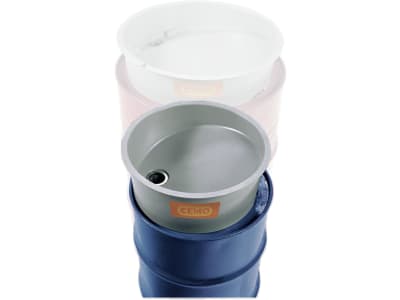 Cemo Trichter Ø 39 cm, Höhe 16 cm, ohne Deckel, für 60 l-Fass, GFK, 5493