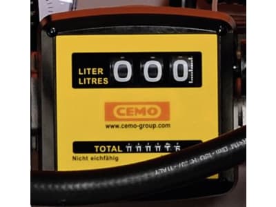 Cemo Durchflusszähler "K33" mechanisch, 3-stellig, für Diesel, für Tankanlage 1.000, 1.500, 2.500 l Cube Indoor Basic, Outdoor Basic, Outdoor Premium, 10376 Cemo Durchflusszähler "K33" mechanisch, 3-stellig, für Diesel, für Tankanlage 1.000, 1.500, 2.500 l Cube Indoor Basic, Outdoor Basic, Outdoor Premium, 10376