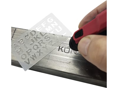 KUNZER Akku-Gravierstift für das Gravieren und Kennzeichnen von Stahl, Holz, Kunststoff, Stein, Glas und Leder, 7AG01
