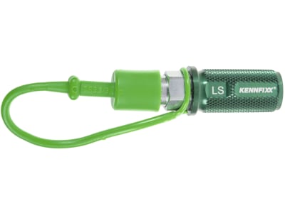 Kennfixx® Hydraulik-Handgriff grün LS (Load Sensing), BG 2, Stecker M 14 x 1,5 IG; Schlauch 3/8" IG