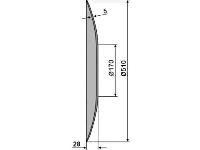 NIAUX 200 Eggenscheibe 510 x 5 mm, LK 98 mm, gewölbt, gezahnt, für Vogel & Noot, 31-0585 NIAUX 200 Eggenscheibe 510 x 5 mm, LK 98 mm, gewölbt, gezahnt, für Vogel & Noot, 31-0585