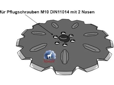 NIAUX 200 Sechscheibe 500 x 5 mm, LK 110 mm, gerade, gezahnt, für Vogel & Noot, 31-1001 NIAUX 200 Sechscheibe 500 x 5 mm, LK 110 mm, gerade, gezahnt, für Vogel & Noot, 31-1001