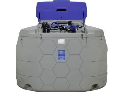 Cemo Tankanlage "Cube Adblue® Outdoor Premium" 5.000 l für AdBlue®, stationär, 230 V-Elektropumpe, mit Deckel und mit Heizlüfter, 11029