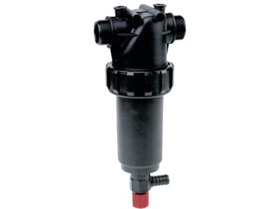 Agrotop Druckleitungsfilter Typ "326-2" selbstreinigend, Filter 50 M blau, Edelstahl/106 cm², G 1 1/2" AG (BSP), max. 15 bar, 11042 Agrotop Druckleitungsfilter Typ "326-2" selbstreinigend, Filter 50 M blau, Edelstahl/106 cm², G 1 1/2" AG (BSP), max. 15 bar, 11042