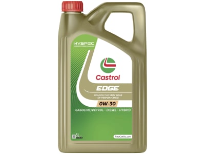 Castrol EDGE 0W-30 5 Liter Kanister SAE 0W-30  Motoröl, Leichtlauföl, für PKW