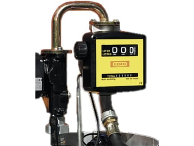 Cemo Durchflusszähler "K33" mechanisch, 3-stellig, für Diesel, für Tankanlage DT-Mobil, DT-Mobil liegend, Handpumpe, Elektropumpe, 7753 Cemo Durchflusszähler "K33" mechanisch, 3-stellig, für Diesel, für Tankanlage DT-Mobil, DT-Mobil liegend, Handpumpe, Elektropumpe, 7753