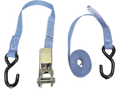 KERBL Zurrgurt 25 mm 2-teilig, Haken, Ratsche blau KERBL Zurrgurt 25 mm 2-teilig, Haken, Ratsche blau