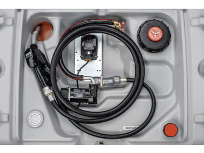 Cemo Tankanlage "DT-Mobil Easy" 620 l für Diesel, mobil, ohne Akku und Ladegerät, CAS-Akkusystem, mit ADR-Zulassung, 18 V-Elektropumpe "Cematic 3000", 11925