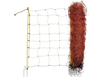 Ako Schafzaun "TopLine Net", orange, mit Doppelspitze, stromführend Ako Schafzaun "TopLine Net", orange, mit Doppelspitze, stromführend