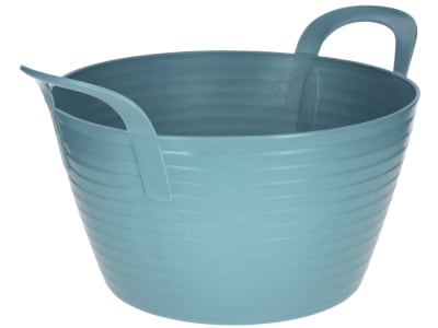 KERBL Aufbewahrungs- und Transportbehälter "FlexBag" 12 l, aquamarin, Kunststoff, mit zwei Griffen, 3228269