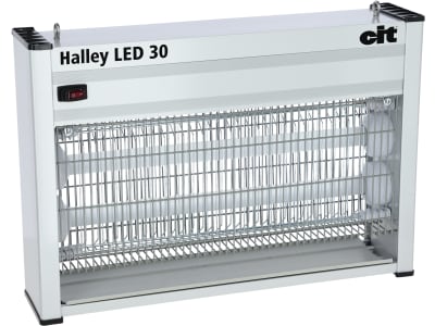 Halley Fliegenvernichter "LED 30" 24 W UVA-LED, blau, max. 150 m², Aluminiumgehäuse, IP X4, 299991