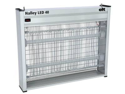 Halley Fliegenvernichter "LED 40" 28 W UVA-LED, blau, max. 250 m², Aluminiumgehäuse, IP X4, 299993