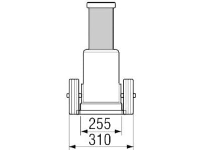 KUNZER Rangierwagenheber 70 t, 1-stufig, lufthydraulisch, für Fahrzeuge mit einer Bodenfreiheit ab 460 mm, AJ-70T1NH KUNZER Rangierwagenheber 70 t, 1-stufig, lufthydraulisch, für Fahrzeuge mit einer Bodenfreiheit ab 460 mm, AJ-70T1NH