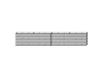 bellissa Mauergitterset für gerade und geschwungene Mauern 232 x 10 x 40 cm silver , Füllmenge 150 kg bellissa Mauergitterset für gerade und geschwungene Mauern 232 x 10 x 40 cm silver , Füllmenge 150 kg