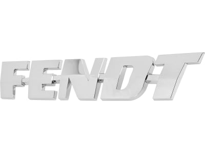 Fendt Markenemblem "FENDT" silver für Kühlergrill Traktor, 260200060550 Fendt Markenemblem "FENDT" silver für Kühlergrill Traktor, 260200060550