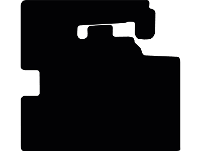 Fußmatte Velours schwarz, für Schlüter Traktor Super 1250 VL LS Special, Bj. 07.81 – 06.93 Fußmatte Velours schwarz, für Schlüter Traktor Super 1250 VL LS Special, Bj. 07.81 – 06.93