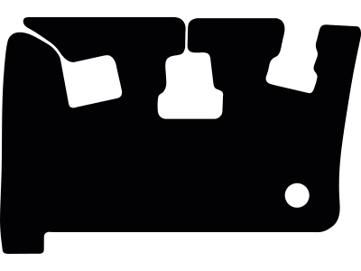 Fußmatte Velours schwarz, für Takeuchi Minibagger TB 335 R, ab Bj. 23 Fußmatte Velours schwarz, für Takeuchi Minibagger TB 335 R, ab Bj. 23
